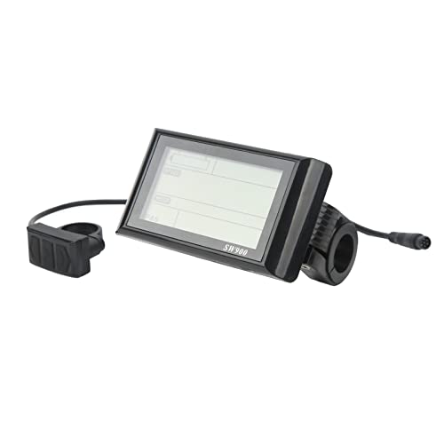 LCD Display für Elektrofahrräder, 24V, 36V, 48V, 60V, SW900 LCD Anzeige Messgerät, mit wasserdichtem Anschluss, Elektro Scooter Anzeige, für Elektro Fahrrad von ciciglow