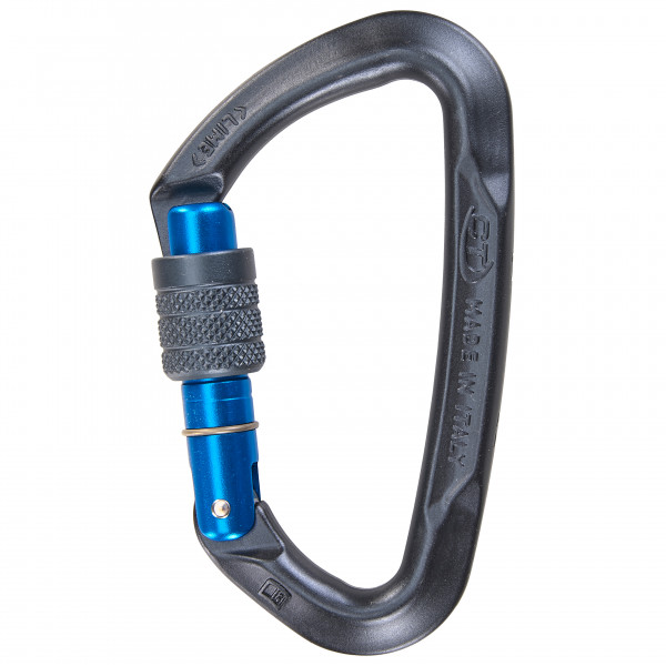Climbing Technology - Lime SG - Schraubkarabiner grau/blau Climbing Technology - Lime SG - Schraubkarabiner grau/blau von climbing technology