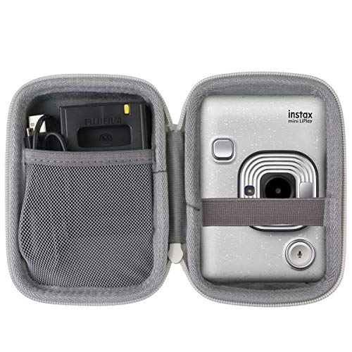 co2CREA Harte reiseschutzhülle Etui Tasche für Fujifilm Instax Mini LiPlay/LiPlay 2 Sofortbildkamera，Nur Tasche von co2CREA