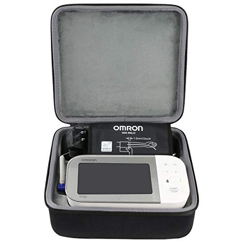 co2CREA Hartschalen-Reiseetui Tasche für Omron X7 Smart /M7 Intelli IT HEM-7361T-EBK /M500 Intelli IT /M6 Comfort Oberarm-Blutdruckmessgerät, Nur Tasche von co2CREA