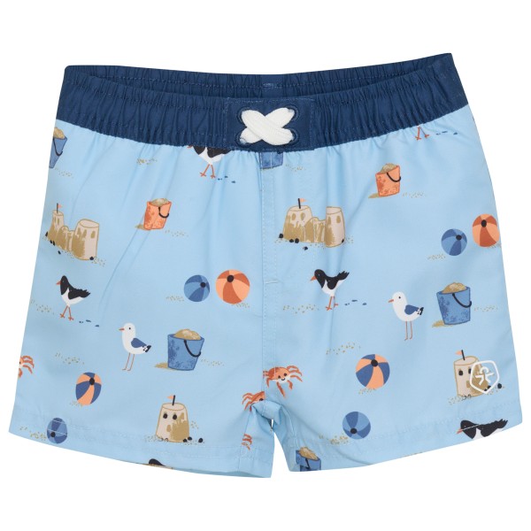 Color Kids - Baby Beachshorts with Diaper AOP - Boardshorts Gr 62 blau von color kids