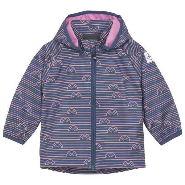 Color Kids - Baby Softshell Jacket AOP - Softshelljacke Gr 92 grau/blau Color Kids - Baby Softshell Jacket AOP - Softshelljacke Gr 92 grau/blau von color kids