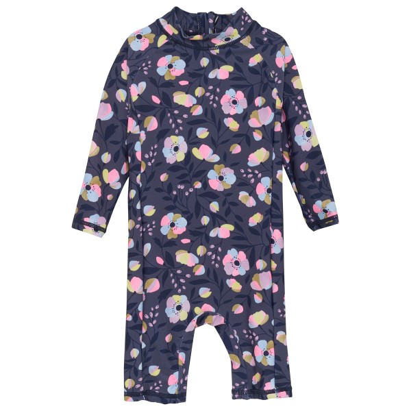 Color Kids - Baby Suit L/S AOP - Lycra Gr 104 blau von color kids