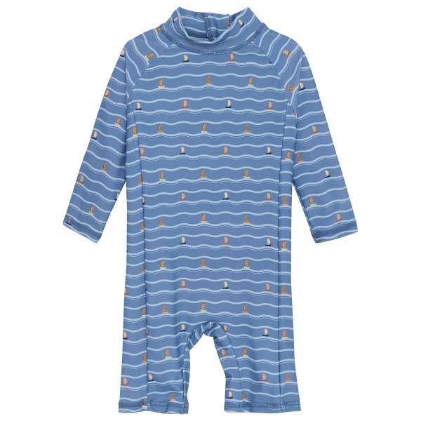 Color Kids - Baby Suit L/S AOP - Lycra Gr 86 blau von color kids