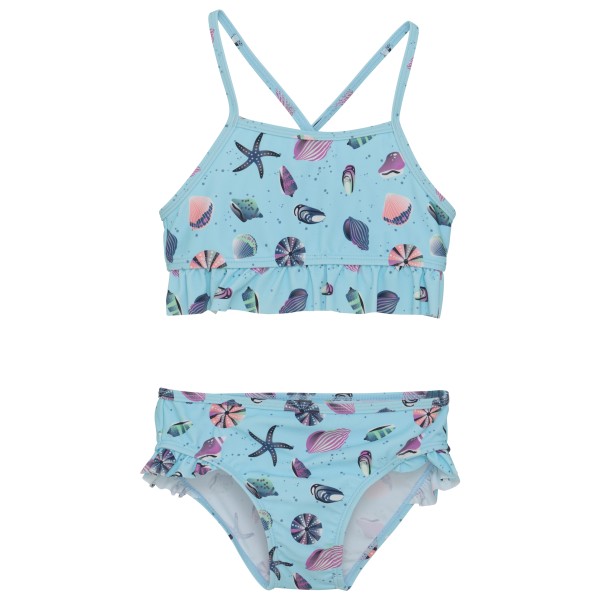 Color Kids - Kid's Bikini with Frills AOP - Bikini Gr 152 blau Color Kids - Kid's Bikini with Frills AOP - Bikini Gr 152 blau von color kids