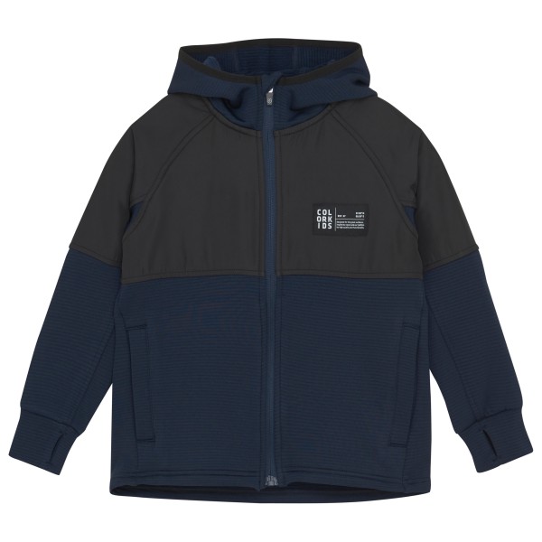 Color Kids - Kid's Fleece Stretch Jacket with Hood - Fleecejacke Gr 122 blau Color Kids - Kid's Fleece Stretch Jacket with Hood - Fleecejacke Gr 122 blau von color kids