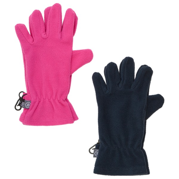 Color Kids - Kid's Gloves Fleece Set - Handschuhe Gr 6-8 Years rosa/blau von color kids