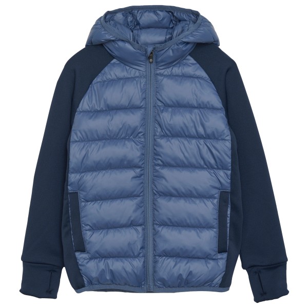 Color Kids - Kid's Hybrid Fleece Jacket with Hood - Kunstfaserjacke Gr 116 blau von color kids