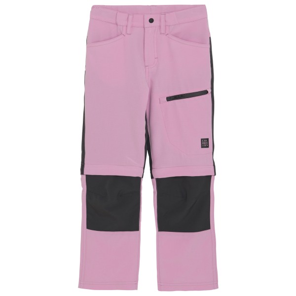 Color Kids - Kid's Pants Stretch with Zip Off - Freizeithose Gr 140 rosa von color kids