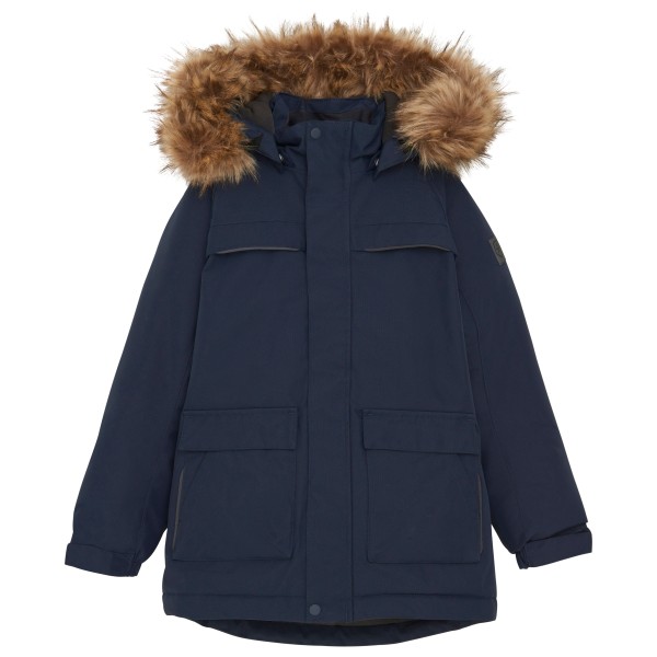 Color Kids - Kid's Parka with fake Fur - Parka Gr 122 blau von color kids