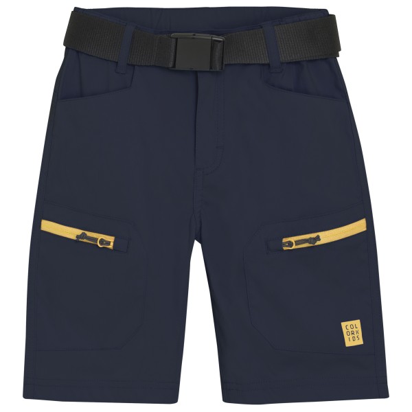 Color Kids - Kid's Shorts Outdoor with Zip Pockets - Shorts Gr 164 blau Color Kids - Kid's Shorts Outdoor with Zip Pockets - Shorts Gr 164 blau von color kids