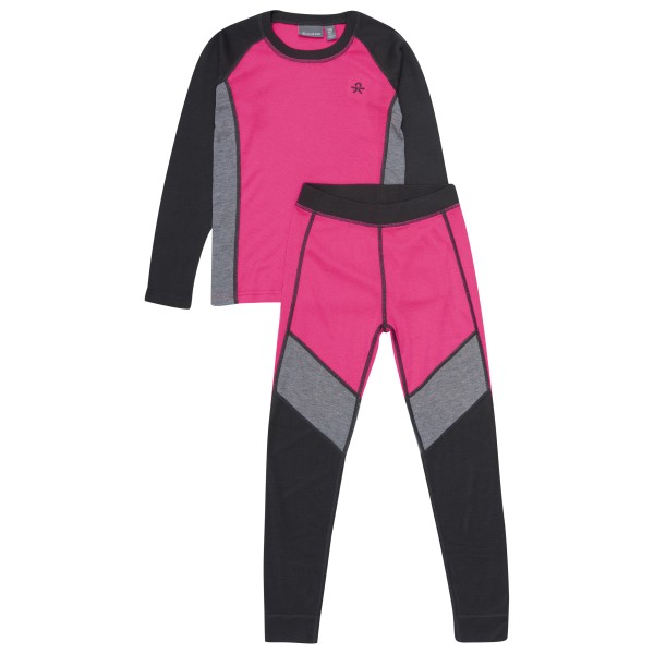 Color Kids - Kid's Ski Underwear Colorblock - Kunstfaserunterwäsche Gr 164 rosa von color kids