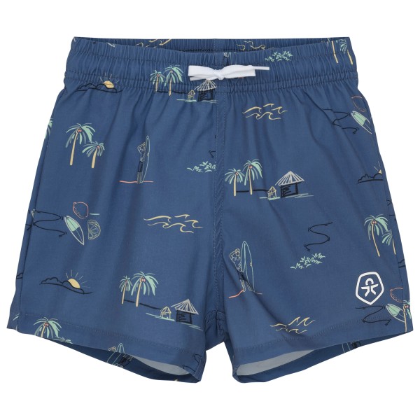 Color Kids - Kid's Swim Shorts AOP - Boardshorts Gr 104 blau Color Kids - Kid's Swim Shorts AOP - Boardshorts Gr 104 blau von color kids