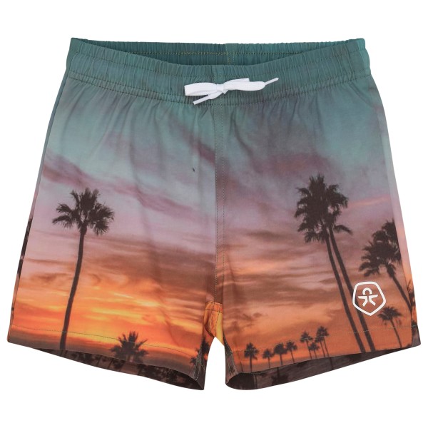 Color Kids - Kid's Swim Shorts Photo AOP - Boardshorts Gr 98 bunt von color kids