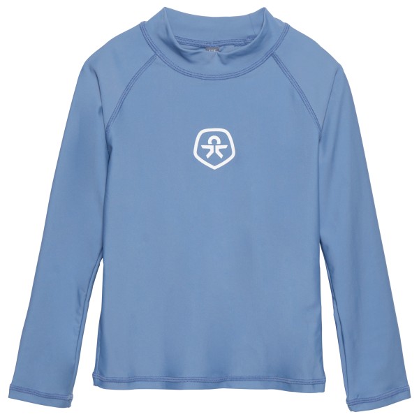 Color Kids - Kid's T-Shirt L/S Solid - Lycra Gr 104;110;116;122;128;134;140;164;92;98 blau;lila von color kids