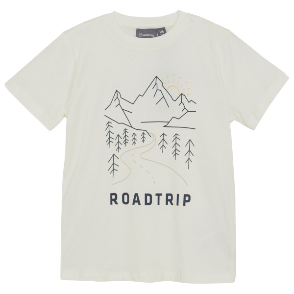 Color Kids - Kid's T-Shirt with Print S/S - T-Shirt Gr 128 grau Color Kids - Kid's T-Shirt with Print S/S - T-Shirt Gr 128 grau von color kids