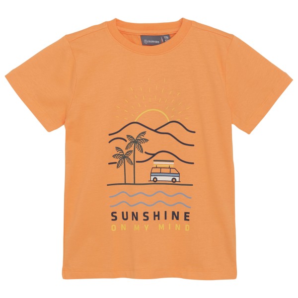 Color Kids - Kid's T-Shirt with Print S/S - T-Shirt Gr 92 orange Color Kids - Kid's T-Shirt with Print S/S - T-Shirt Gr 92 orange von color kids