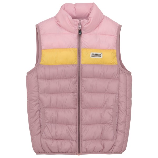 Color Kids - Kid's Waistcoat Quilted Colorblock - Kunstfaserweste Gr 164 rosa Color Kids - Kid's Waistcoat Quilted Colorblock - Kunstfaserweste Gr 164 rosa von color kids