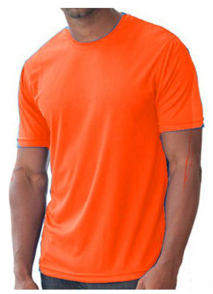 coole-fun-t-shirts T-Shirt NEON T-SHIRT Herren Gr. S- XXL Neongrün, Neongelb, Orange, Pink Neon Leuchtende Farben von coole-fun-t-shirts