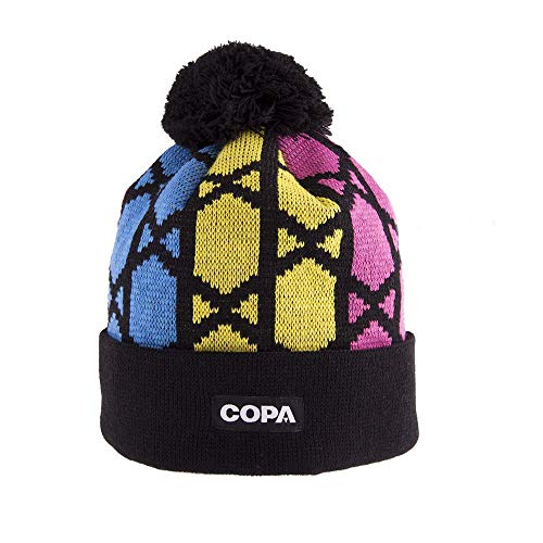COPA Schmeichel Baby mütze, Schwarz/Gelb/Pink/Blau, Einheitsgröße von COPA