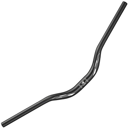 Corki Cycles Professioneller MTB Lenker 31,8mm, Fahrrad Lenker Aluminiumlegierung Leichter Fahrradlenker 780mm 720mm Riser Bar für Mountainbike Rennrad -Topo Mid Rise- Schwarz/Regenbogen von Corki