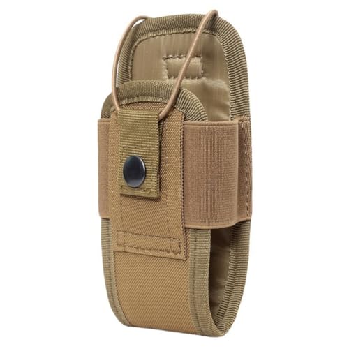 coserori Khaki Funk-Walkie-Talkie-Tasche, Hüfttasche, Taschenhalter, tragbare Walkie-Talkie-Tasche, Jagd, Camping, Tragetasche, einfach zu bedienen von coserori