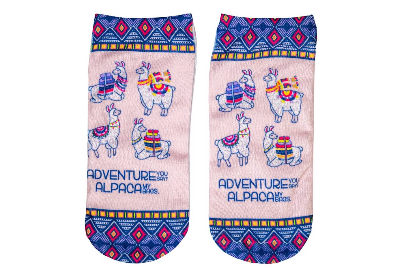 cosey Kurzsocken 1 Paar Sneaker Socken – Lama Design– Einheits-Größe 33-40 Abenteuer Lama cosey Kurzsocken 1 Paar Sneaker Socken – Lama Design– Einheits-Größe 33-40 Abenteuer Lama von cosey