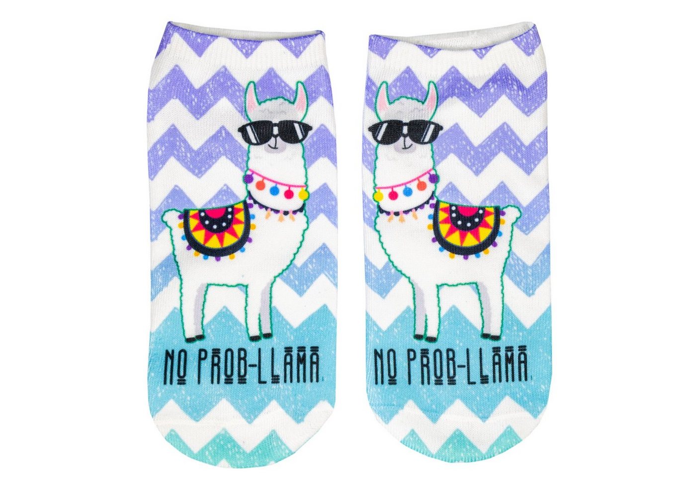 cosey Kurzsocken 1 Paar Sneaker Socken – Lama Design– Einheits-Größe 33-40 No Problama cosey Kurzsocken 1 Paar Sneaker Socken – Lama Design– Einheits-Größe 33-40 No Problama von cosey