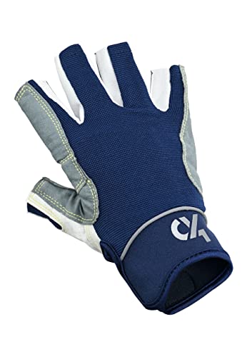 crazy4sailing Damen Herren Segelhandschuhe Racing - 5 Finger-frei, Farbe:Navyblau, Größe:XL crazy4sailing Damen Herren Segelhandschuhe Racing - 5 Finger-frei, Farbe:Navyblau, Größe:XL von crazy4sailing