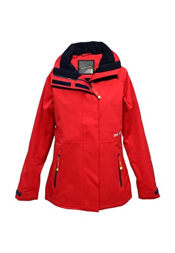 crazy4sailing Damen Segeljacke Brisbane Funktionsjacke, Farbe:red, Größe:XXL von crazy4sailing