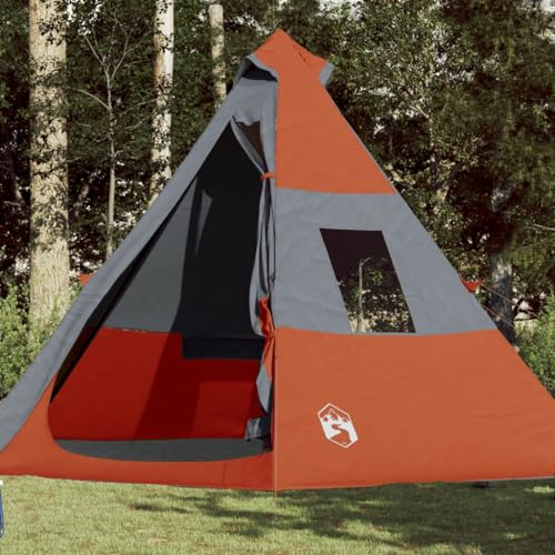 Dieser Artikel - Campingzelt für 7 Personen, grau und orange, wasserdicht, schön von csderty