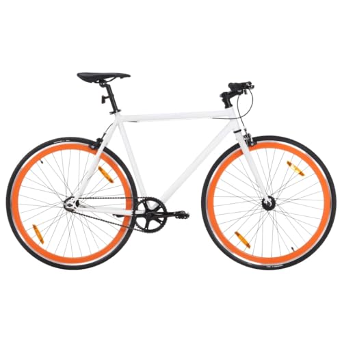 csderty Dieser Artikel - Fixed Gear Bike Weiß und Orange 700c 59 cm - Nizza von csderty