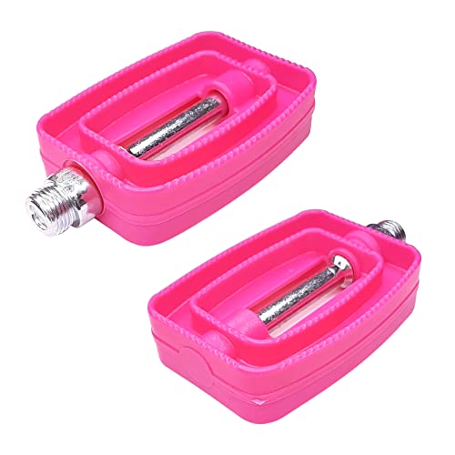 cyclingcolors kinderfahrrad pedale 60x80mm achse 9/16" kunststoff mädchen junge junior universal fahrrad, Pink cyclingcolors kinderfahrrad pedale 60x80mm achse 9/16" kunststoff mädchen junge junior universal fahrrad, Pink von cyclingcolors