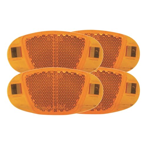 cyclingcolors 4X speichenreflektoren Fahrrad orange mit Sicherheitsclips Reflektoren Set MTB rennrad cyclingcolors 4X speichenreflektoren Fahrrad orange mit Sicherheitsclips Reflektoren Set MTB rennrad von cyclingcolors