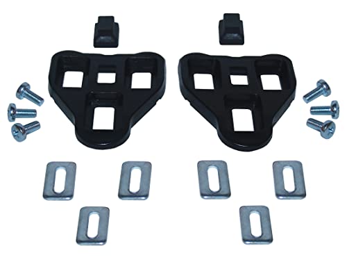 cyclingcolors Fahrrad Cleats kompatibel mit Look Delta Schwarz 0° Pedalplatten Schuhplatten Pedal Rennrad cyclingcolors Fahrrad Cleats kompatibel mit Look Delta Schwarz 0° Pedalplatten Schuhplatten Pedal Rennrad von cyclingcolors