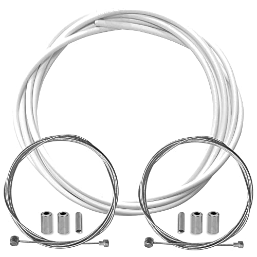 cyclingcolors Fahrrad WEIß BREMSZUGHÜLLE 5MM BOWDENZUG BREMSZUG VORNE HINTEN Stahl HÜLLEN Teflon MTB RENNRAD cyclingcolors Fahrrad WEIß BREMSZUGHÜLLE 5MM BOWDENZUG BREMSZUG VORNE HINTEN Stahl HÜLLEN Teflon MTB RENNRAD von cyclingcolors