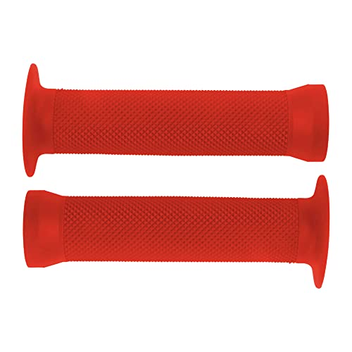 cyclingcolors Fahrradgriffe Fahrrad Griffe 130mm Lenkergriffe Grips Lenker Griff Handgriffe BMX Freestyle Dirt, rot von cyclingcolors