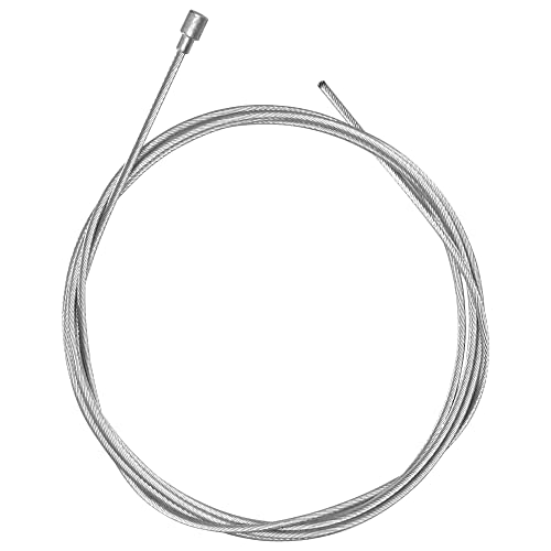 cyclingcolors Stahl Kabel 2m x 2.5mm kopfe rasenmäher Traktor seilzug bowdenzug gaszug bremszug innenzug Silber von cyclingcolors