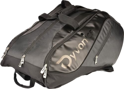 Dyvonics Padel Pro Tasche Rucksack XL (70 Liter) - Mit separatem belüftetem Schuhfach und Thermo-Fächern für die Schläger - inklusive Raincover von d Dyvonics