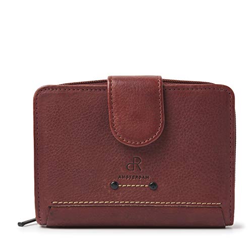 dR Amsterdam Damenbrieftasche - Klassische Lederbrieftasche mit RFID-Schutz - stilvoll und sicher für alle Ihre Zahlungsbedürfnisse - 93123 Braun dR Amsterdam Damenbrieftasche - Klassische Lederbrieftasche mit RFID-Schutz - stilvoll und sicher für alle Ihre Zahlungsbedürfnisse - 93123 Braun von dR Amsterdam
