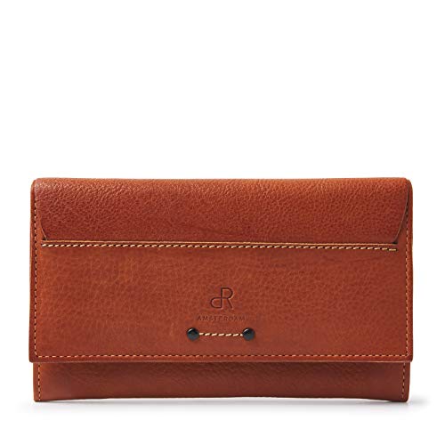 dR Amsterdam Damenbrieftasche - Luxus-Lederbrieftasche mit RFID-Schutz - stilvoll und sicher für alle Ihre Zahlungsbedürfnisse - 93159 Camel dR Amsterdam Damenbrieftasche - Luxus-Lederbrieftasche mit RFID-Schutz - stilvoll und sicher für alle Ihre Zahlungsbedürfnisse - 93159 Camel von dR Amsterdam