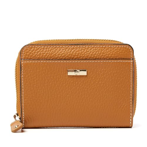 dR Amsterdam Geldbörse für Damen — Luxus-Brieftasche aus Leder mit RFID-Schutz — stilvoll und sicher für all Ihre Zahlungsbedürfnisse — 110184 Golden Oak dR Amsterdam Geldbörse für Damen — Luxus-Brieftasche aus Leder mit RFID-Schutz — stilvoll und sicher für all Ihre Zahlungsbedürfnisse — 110184 Golden Oak von dR Amsterdam