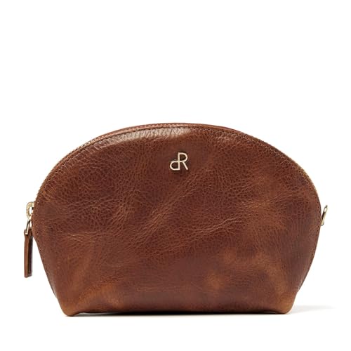 dR Amsterdam Make-up Tasche, Cognac, S von dR Amsterdam