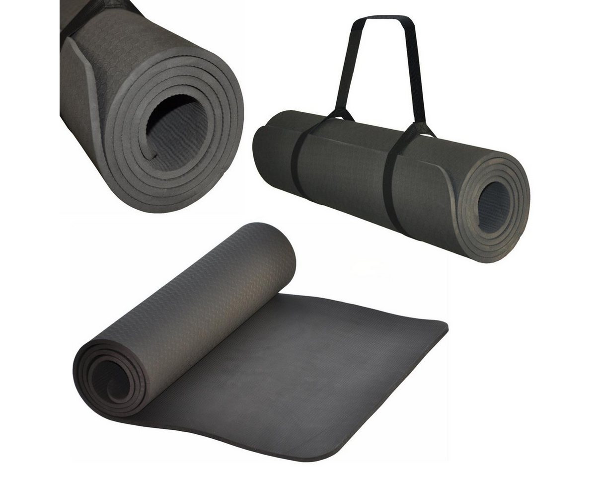 dazikemo Yogamatte XXL Komfort Yogamatte SCHWARZ – Hautfreundlich, gelenkschonend, Premiu dazikemo Yogamatte XXL Komfort Yogamatte SCHWARZ – Hautfreundlich, gelenkschonend, Premiu von dazikemo