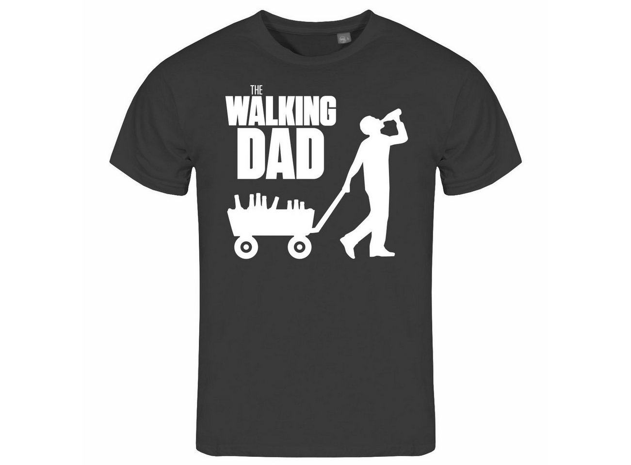 deinshirt Print-Shirt Herren T-Shirt The walking Dad Funshirt mit Motiv deinshirt Print-Shirt Herren T-Shirt The walking Dad Funshirt mit Motiv von deinshirt