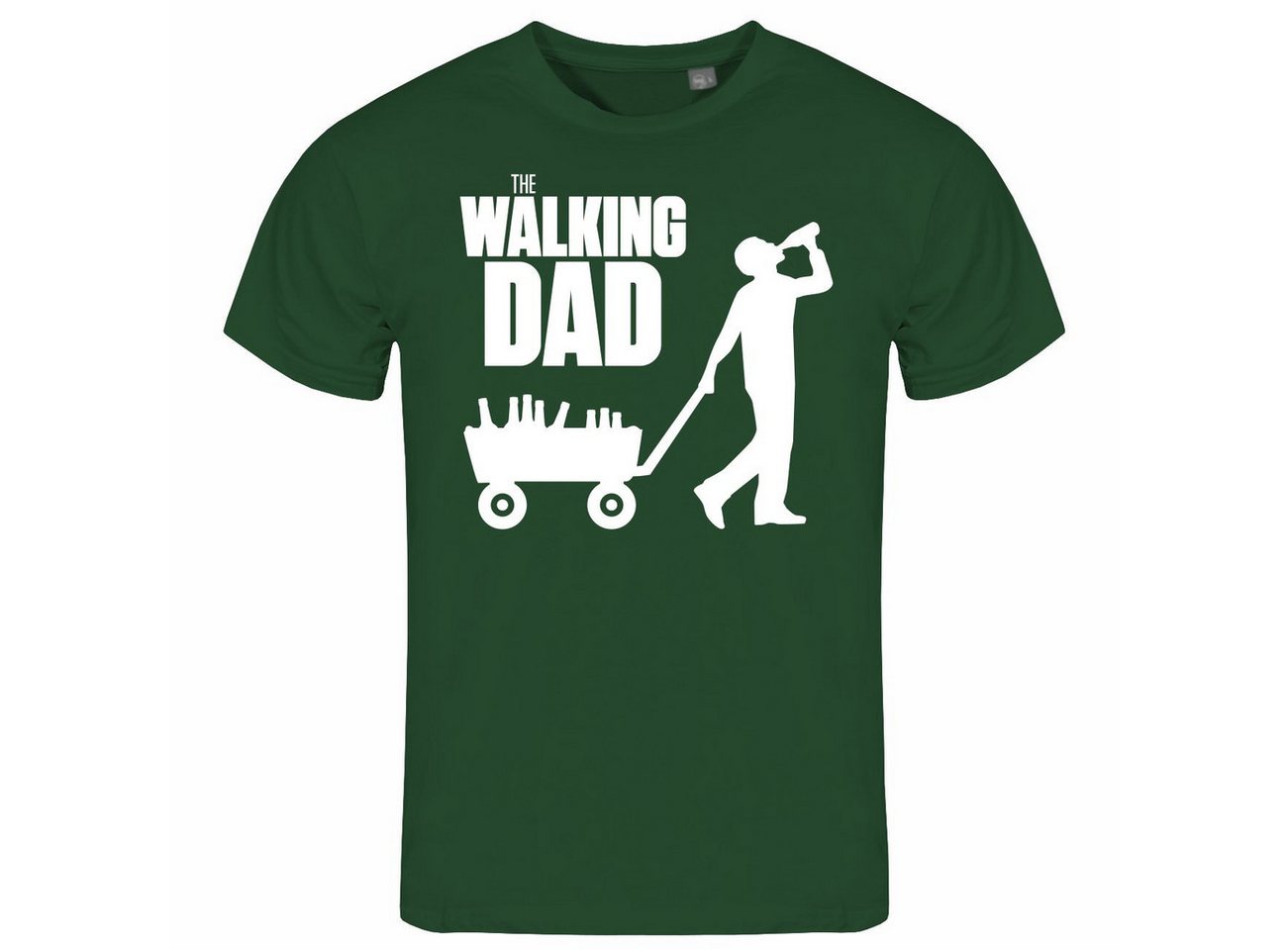 deinshirt Print-Shirt Herren T-Shirt The walking Dad Funshirt mit Motiv deinshirt Print-Shirt Herren T-Shirt The walking Dad Funshirt mit Motiv von deinshirt