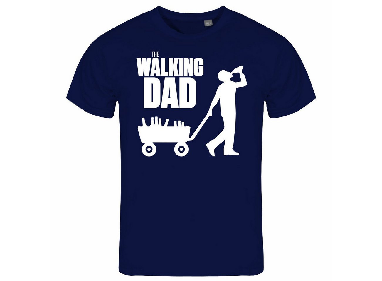 deinshirt Print-Shirt Herren T-Shirt The walking Dad Funshirt mit Motiv deinshirt Print-Shirt Herren T-Shirt The walking Dad Funshirt mit Motiv von deinshirt