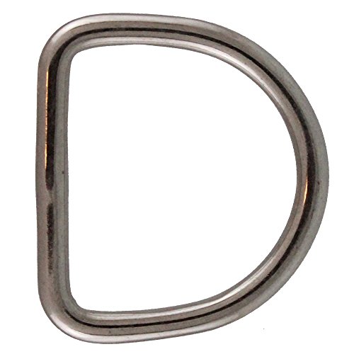 5 Stück D-Ringe 6 X 50 geschweißt, poliert, Edelstahl A4 5 Stück D-Ringe 6 X 50 geschweißt, poliert, Edelstahl A4 von dely trade