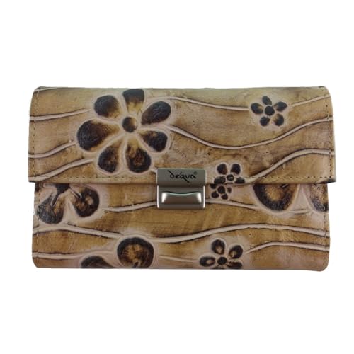 déqua G8 Unikat Geldbörse Blume braun déqua G8 Unikat Geldbörse Blume braun von déqua