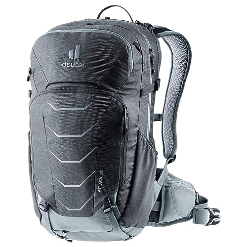 deuter Attack 20 Fahrradrucksack mit Protektor, Graphite-shale von deuter